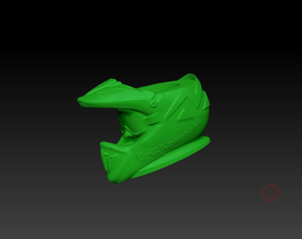 mate casco kawasaki 3D print model_1