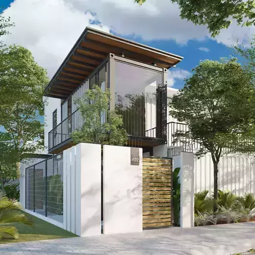 exterior Container House