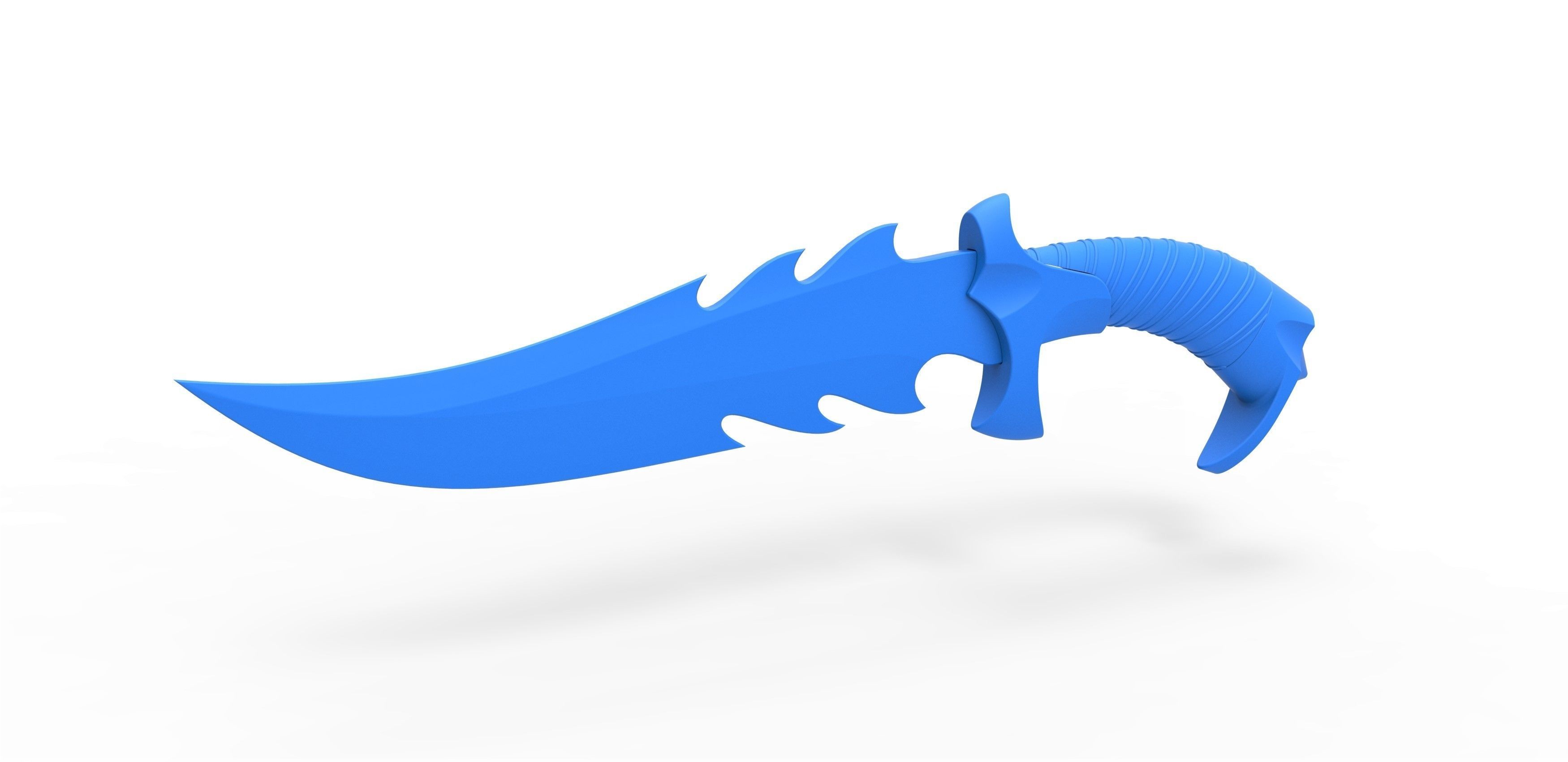 Blade of Kano from the movie Mortal Kombat 1995 3D print model_10