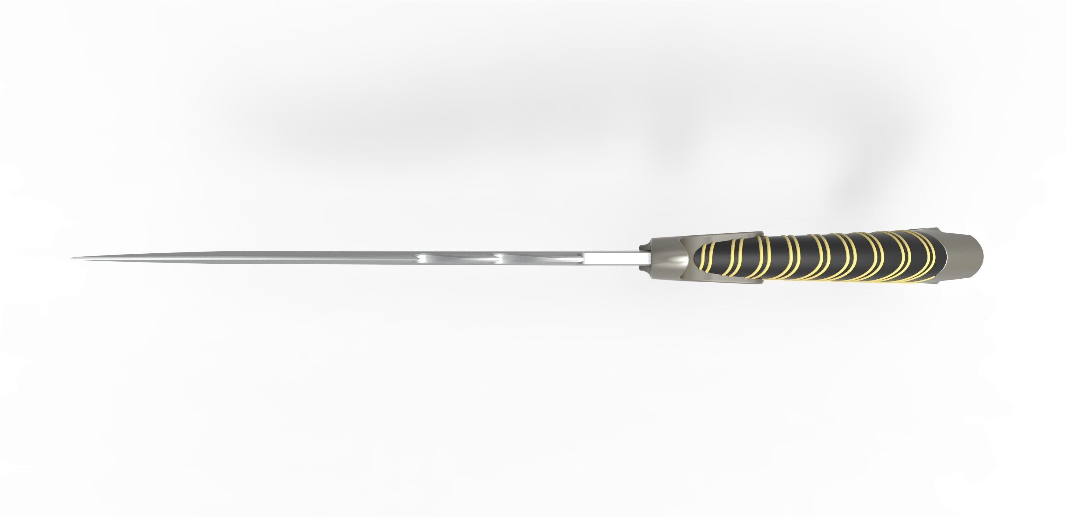 Blade of Kano from the movie Mortal Kombat 1995 3D print model_6