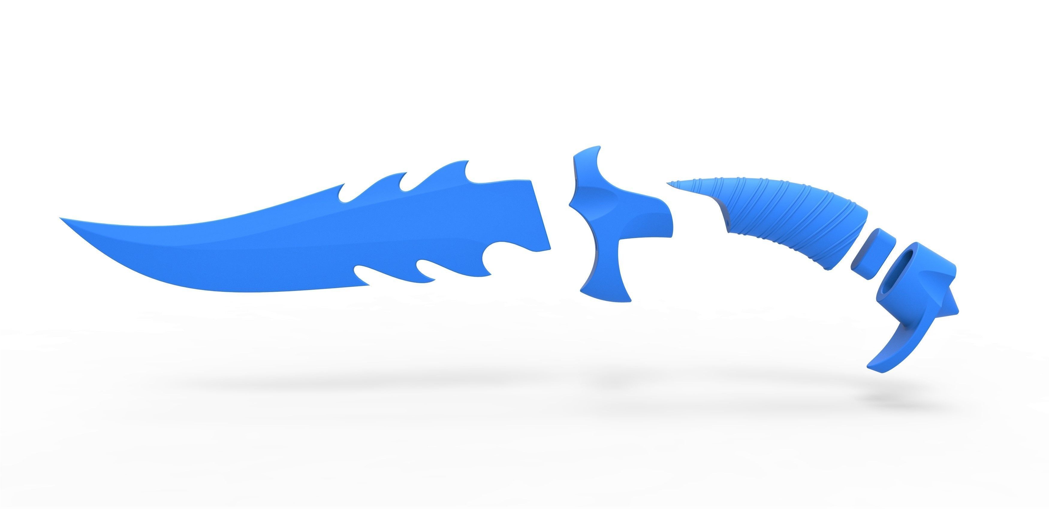 Blade of Kano from the movie Mortal Kombat 1995 3D print model_23