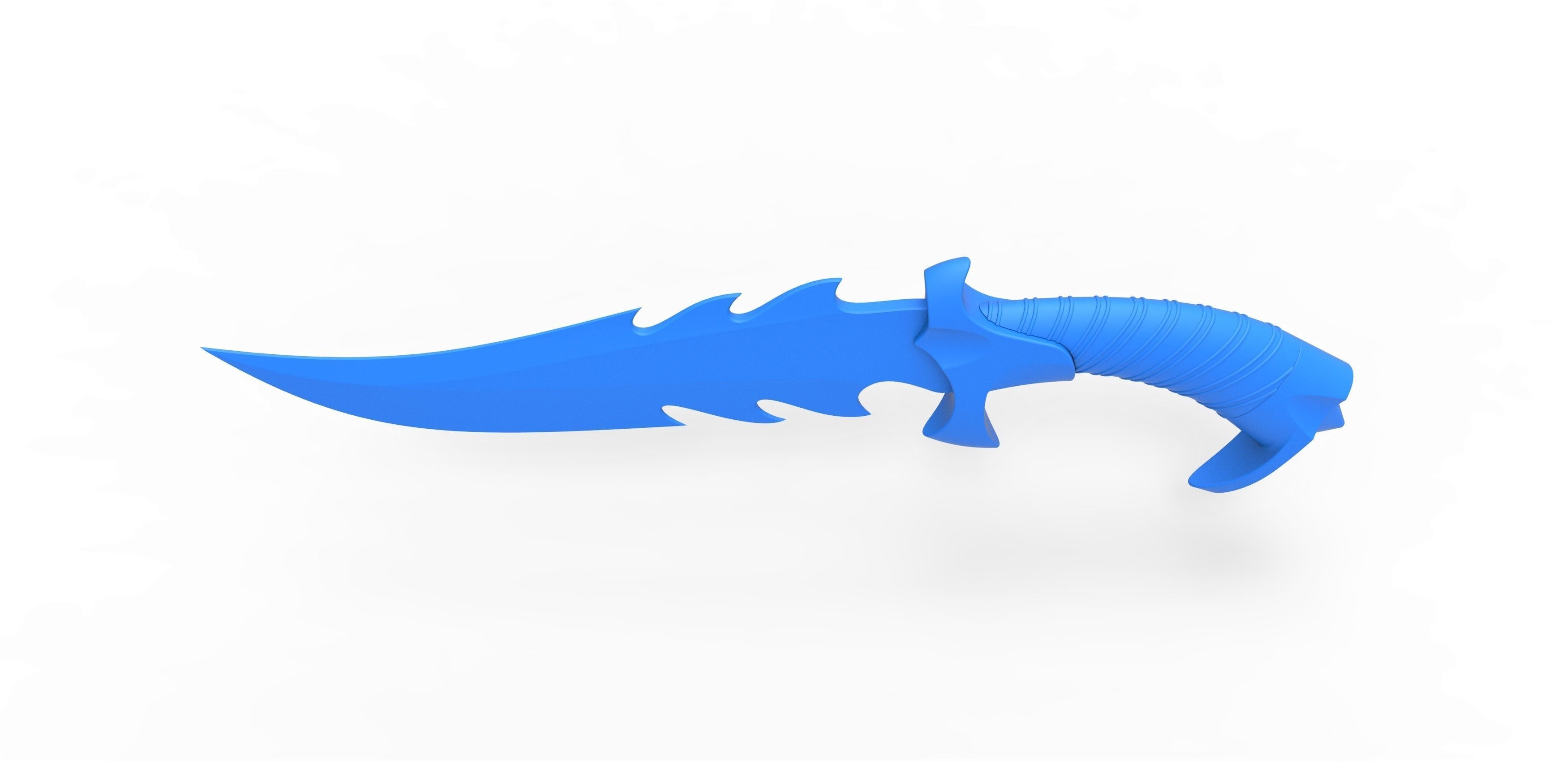 Blade of Kano from the movie Mortal Kombat 1995 3D print model_15