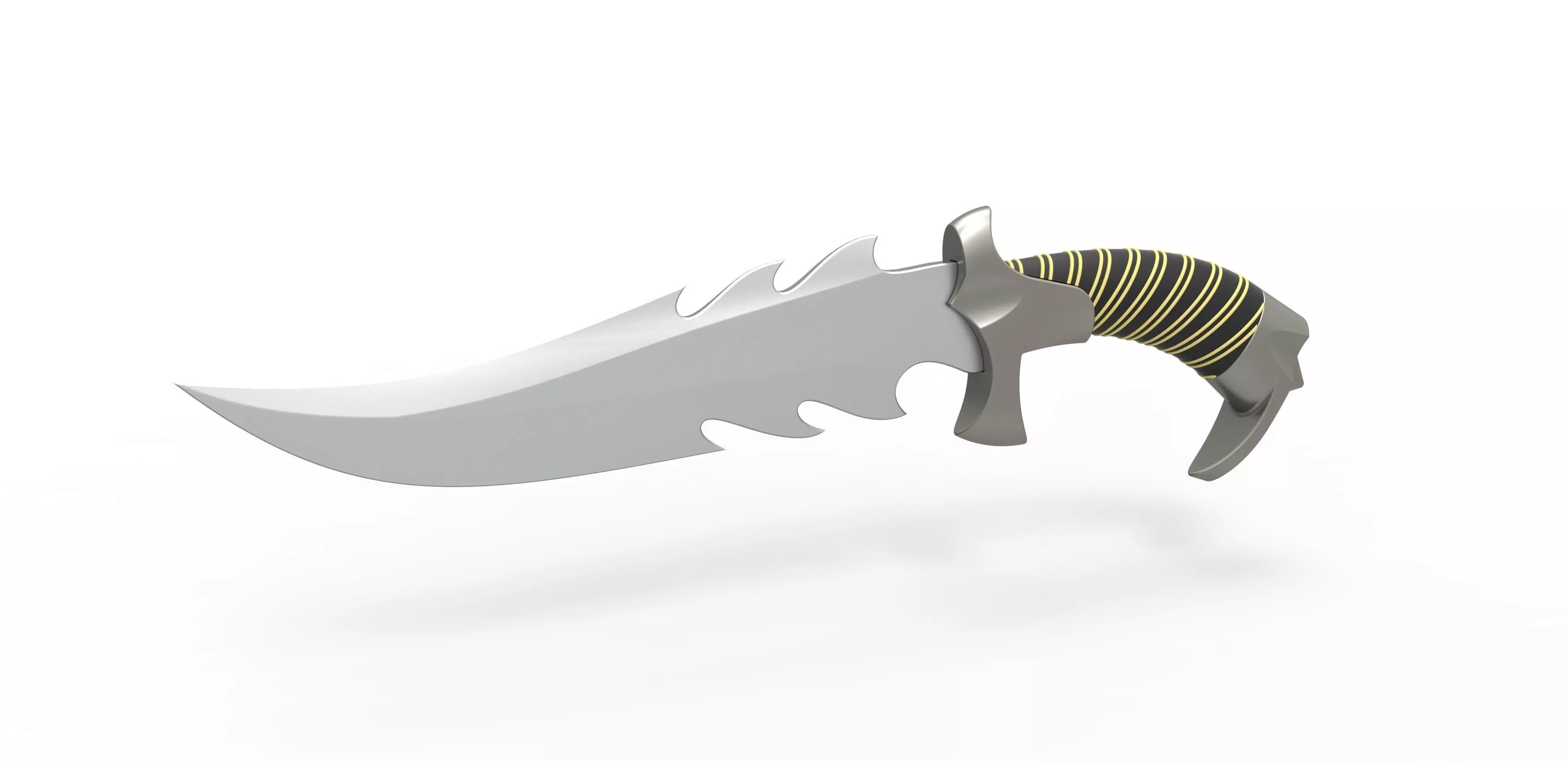 Blade of Kano from the movie Mortal Kombat 1995 3D print model_0