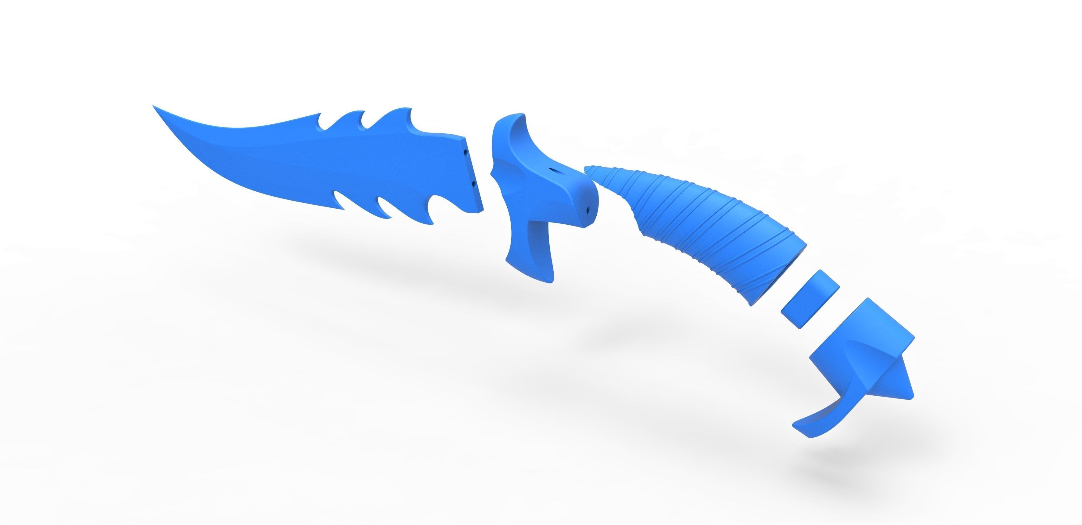 Blade of Kano from the movie Mortal Kombat 1995 3D print model_24