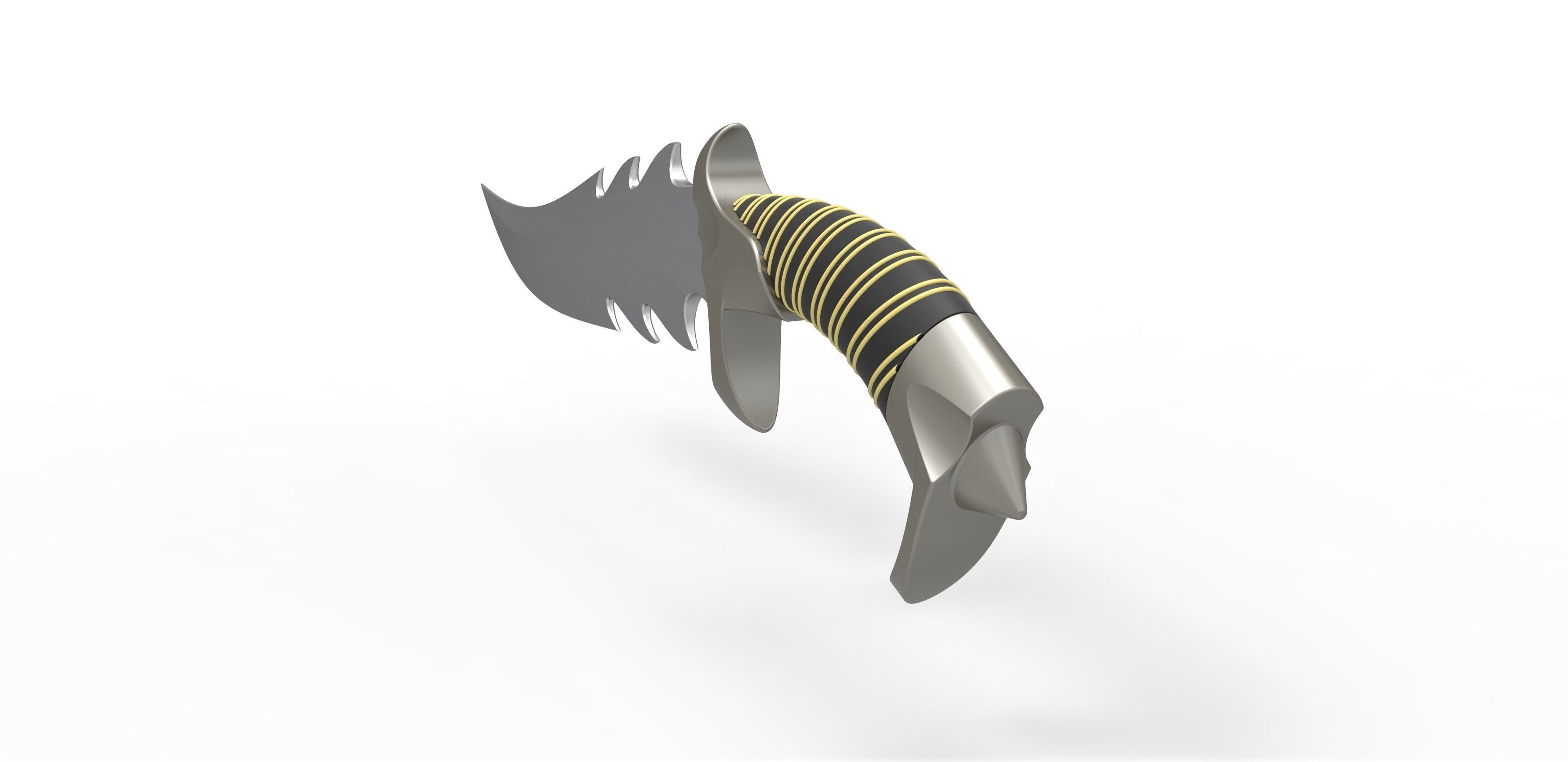 Blade of Kano from the movie Mortal Kombat 1995 3D print model_8