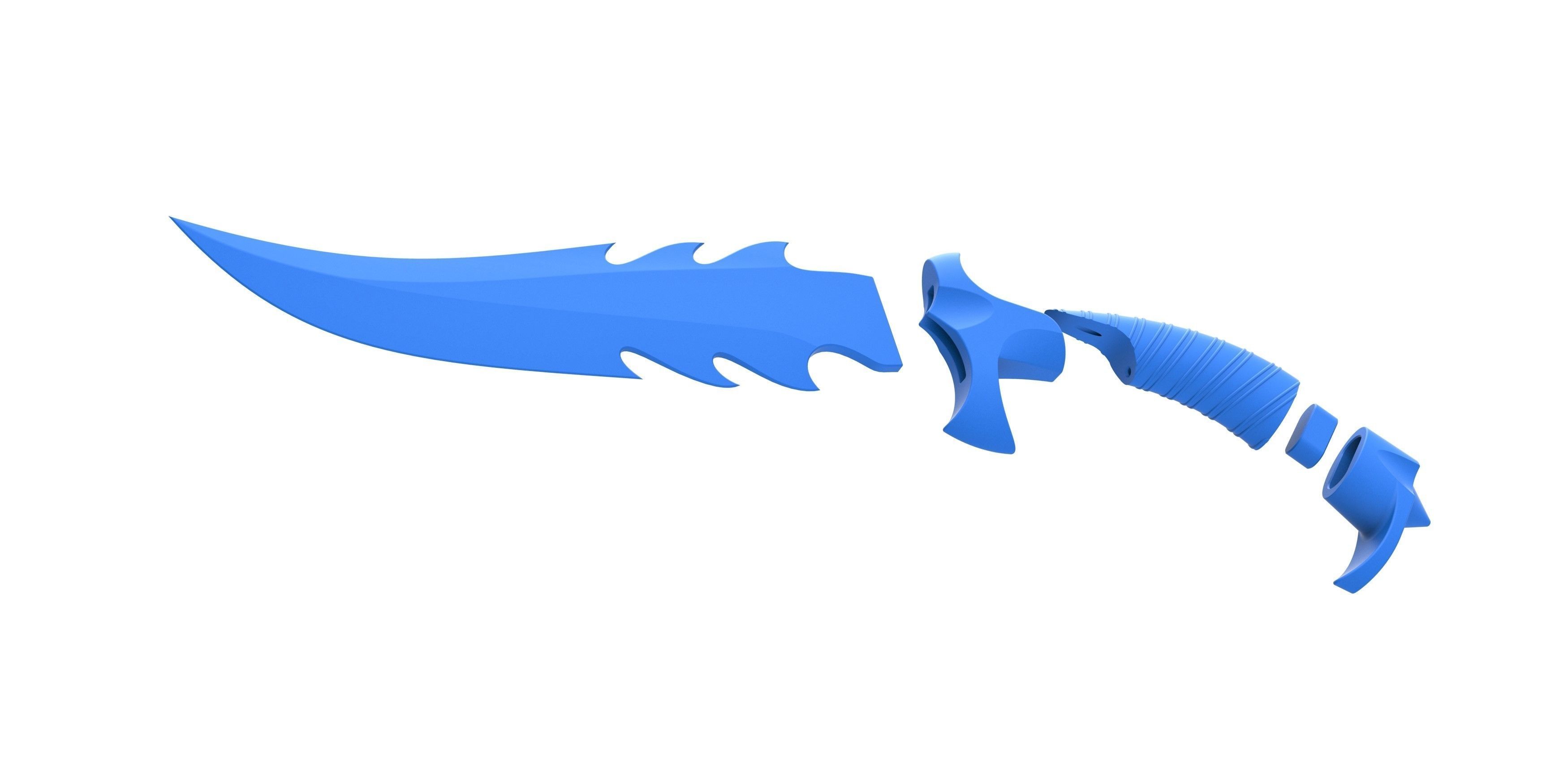 Blade of Kano from the movie Mortal Kombat 1995 3D print model_21