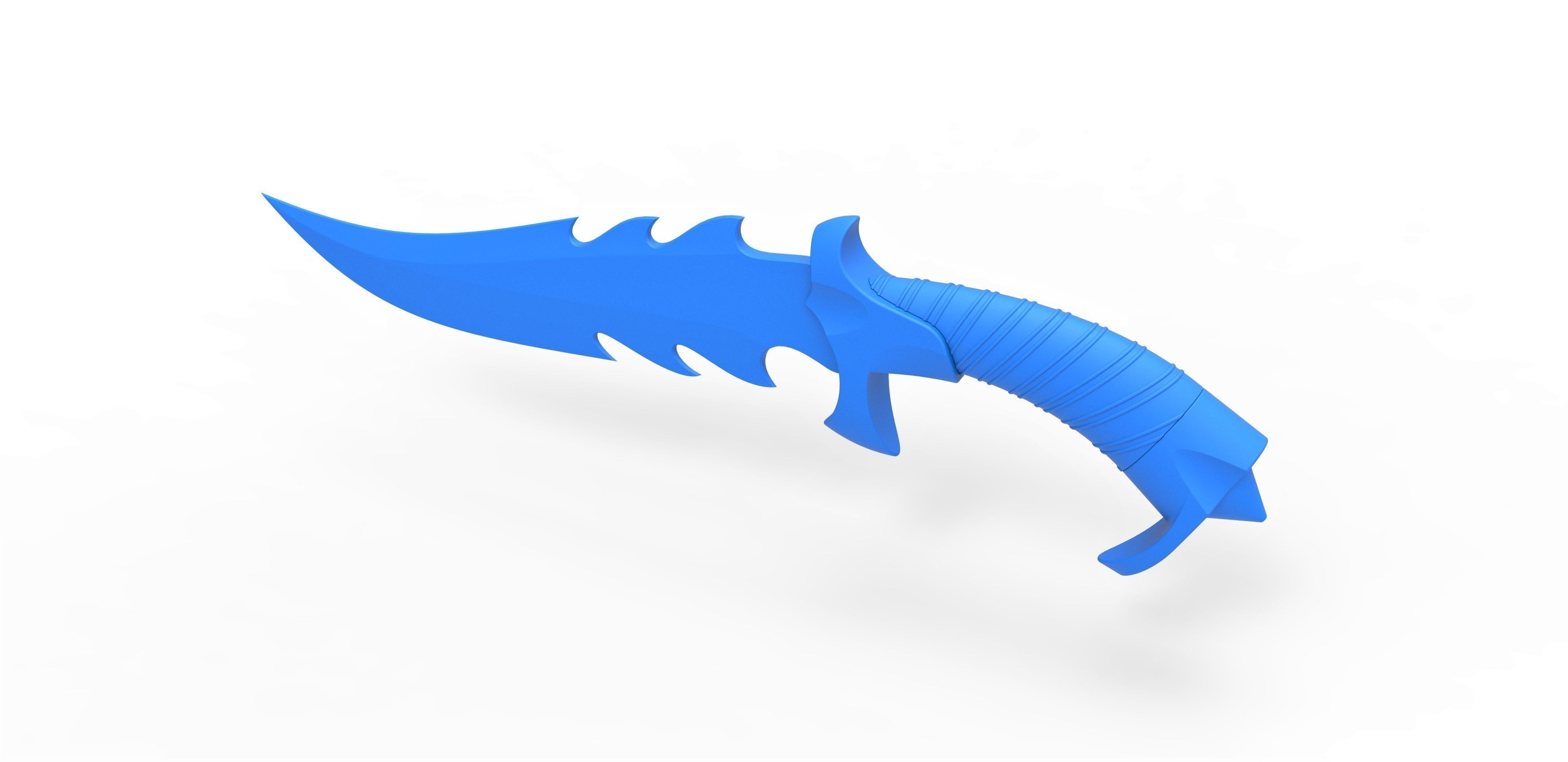 Blade of Kano from the movie Mortal Kombat 1995 3D print model_17