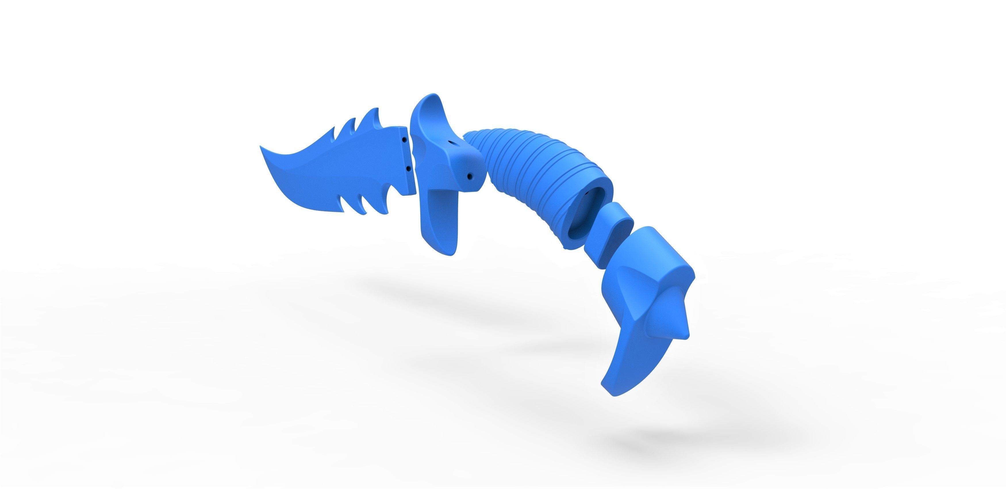 Blade of Kano from the movie Mortal Kombat 1995 3D print model_25