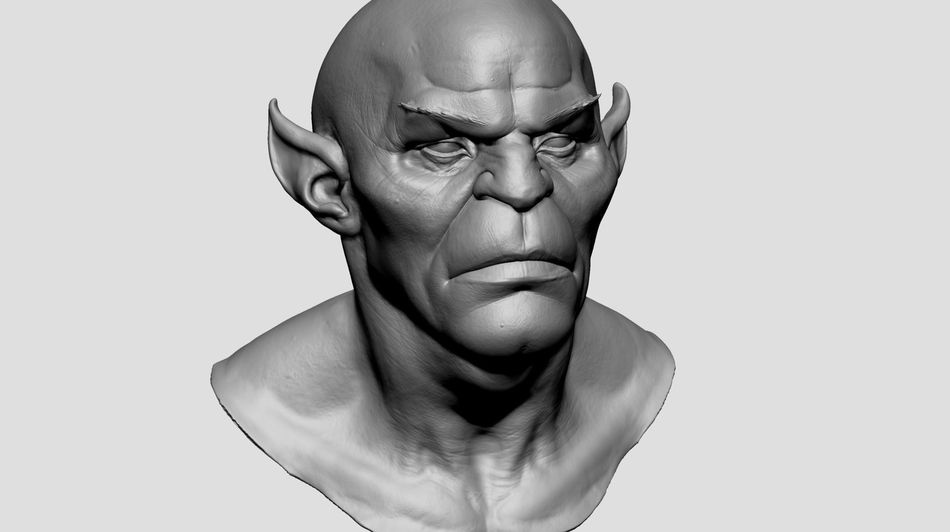 Panthro Head Printable 3D print model_7