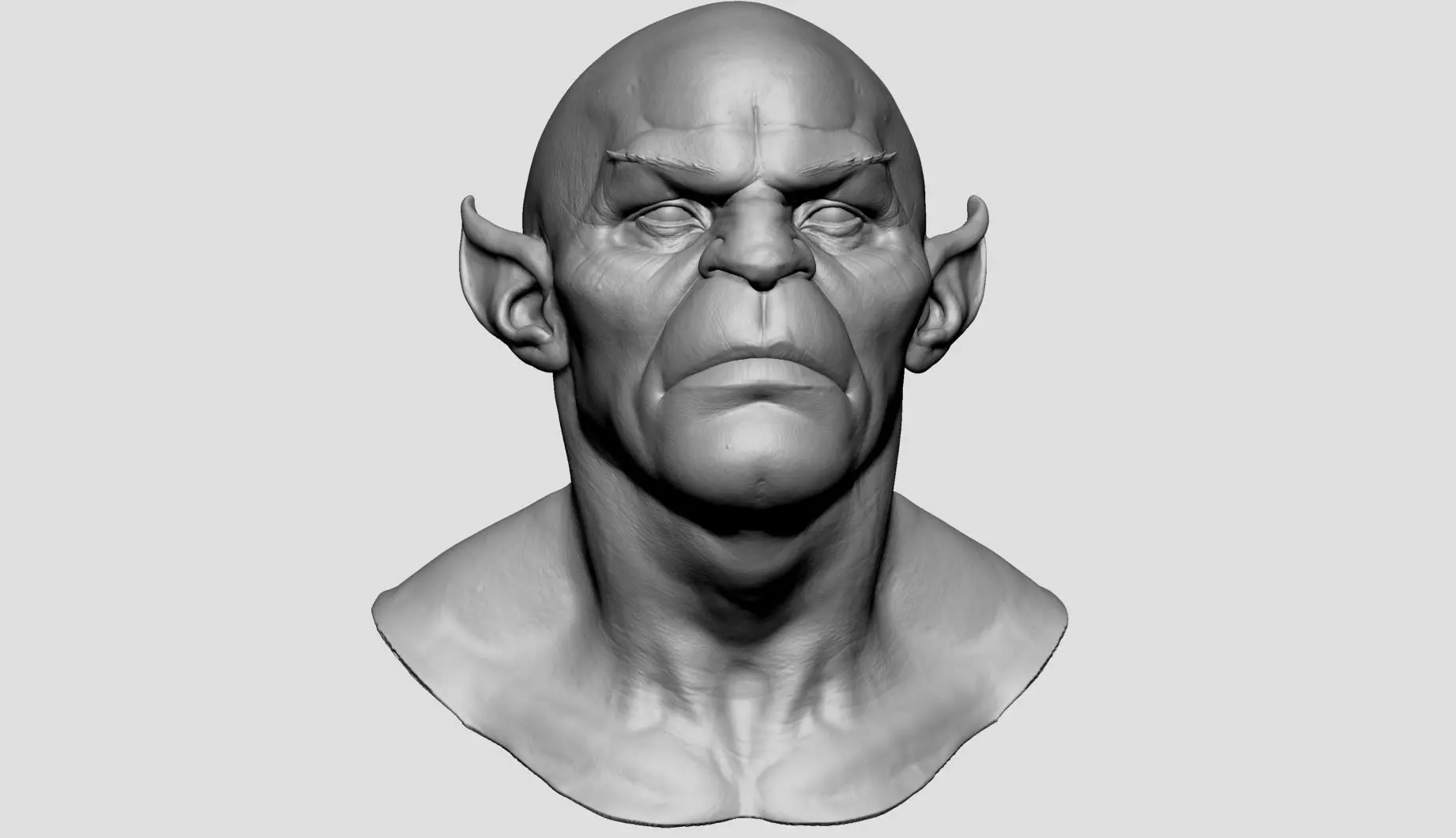 Panthro Head Printable 3D print model_0