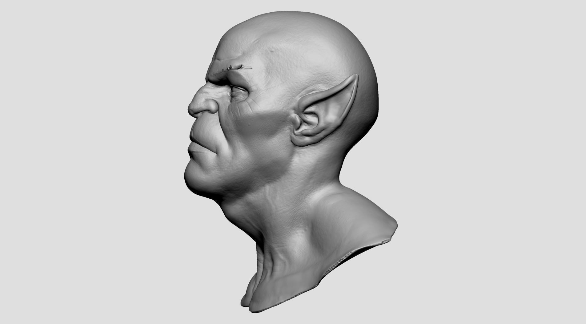 Panthro Head Printable 3D print model_6