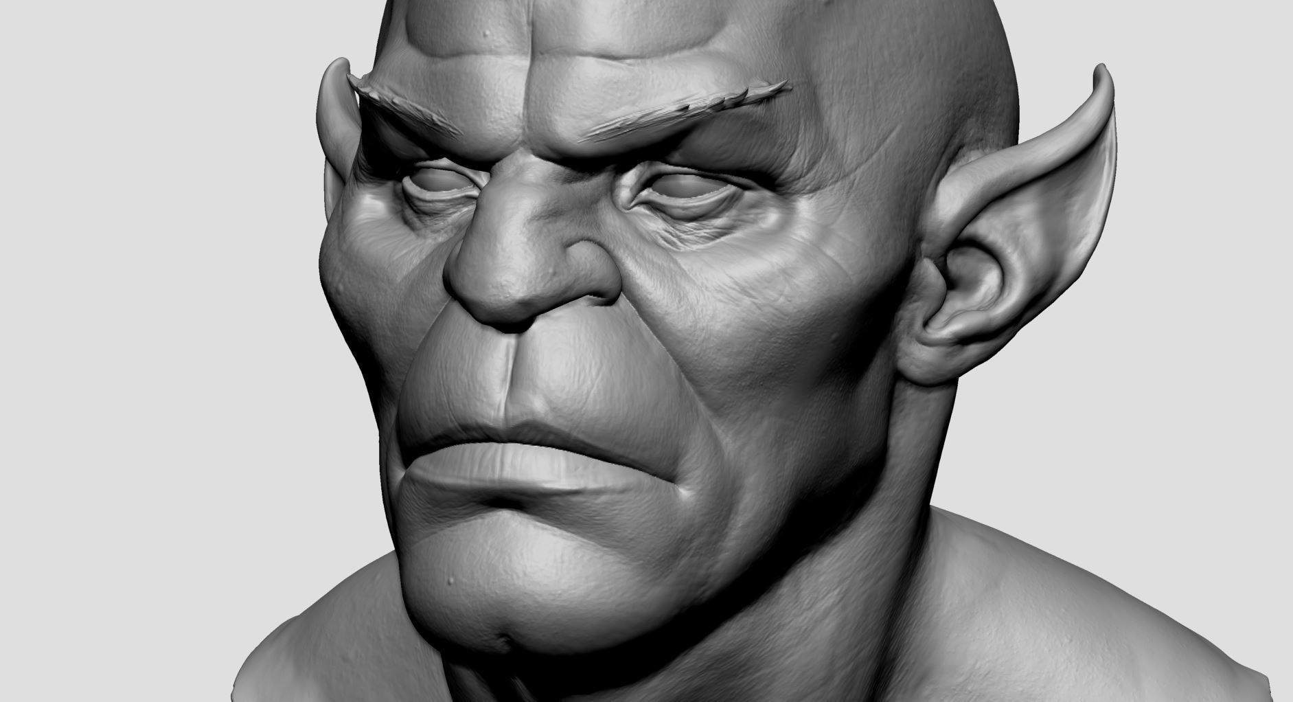 Panthro Head Printable 3D print model_9