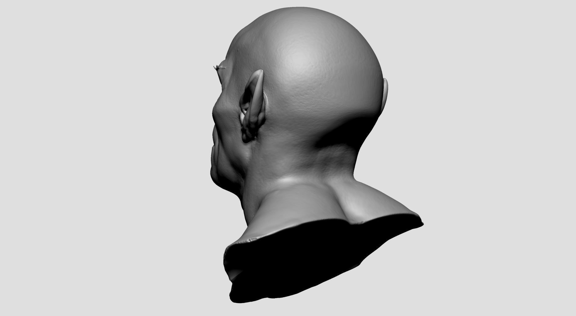 Panthro Head Printable 3D print model_5