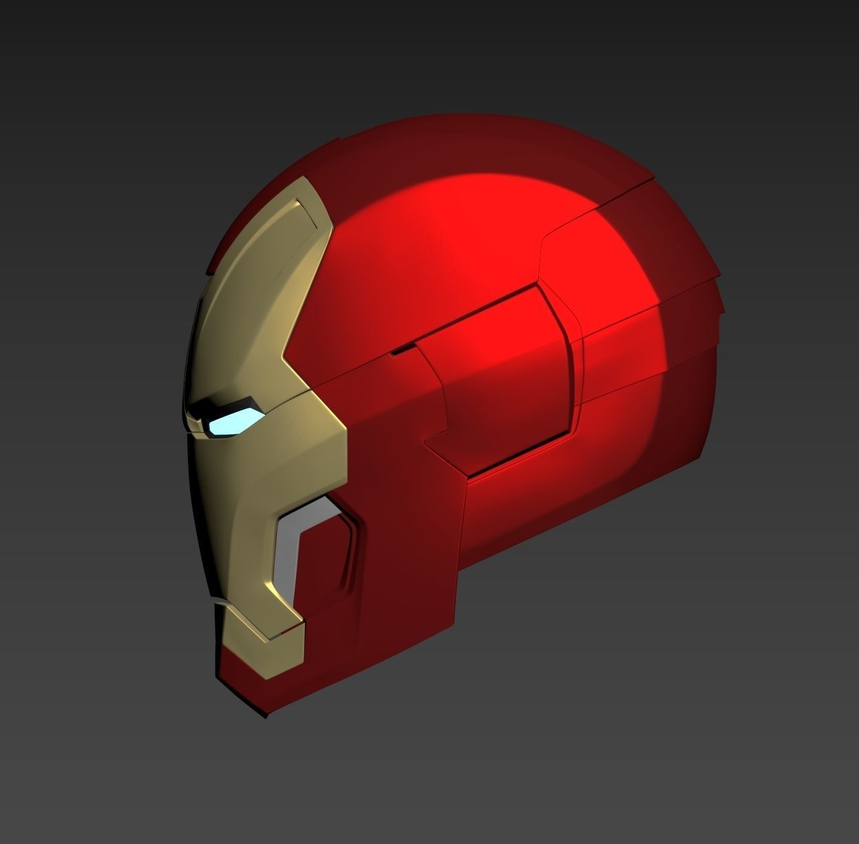 iron man 43 helmet Mk42/43 3D Model With Motorization  Wireframe Recreate exciting action scenes from the Avengers Iron Man Mark XLII /