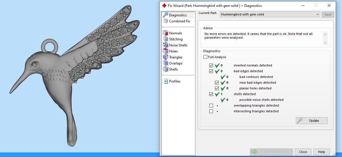 Hummingbird Gold Pendant Silver Gold  Print 3D print model_13