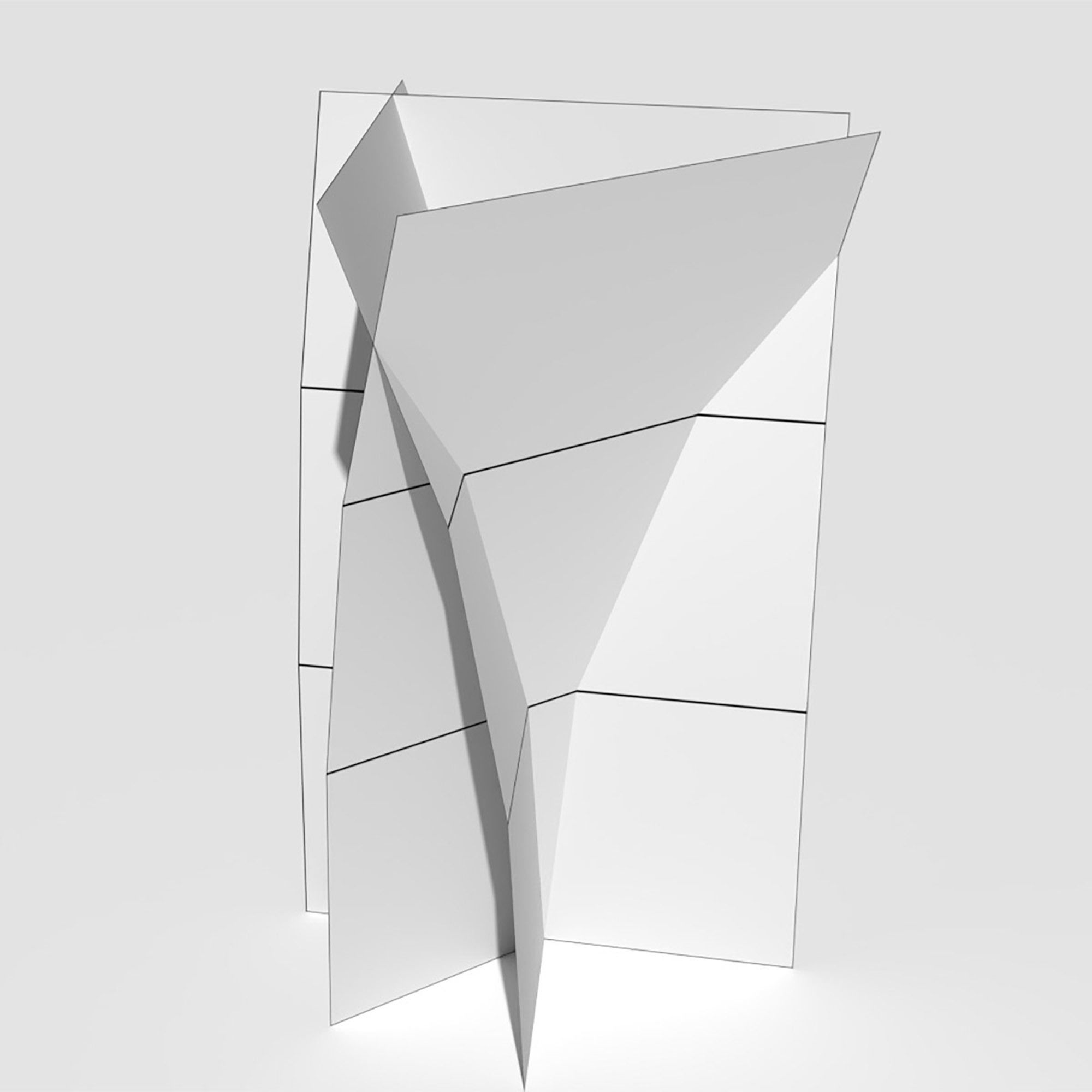 Low Poly Bent Grass Dry Pack Low-poly 3D model_15