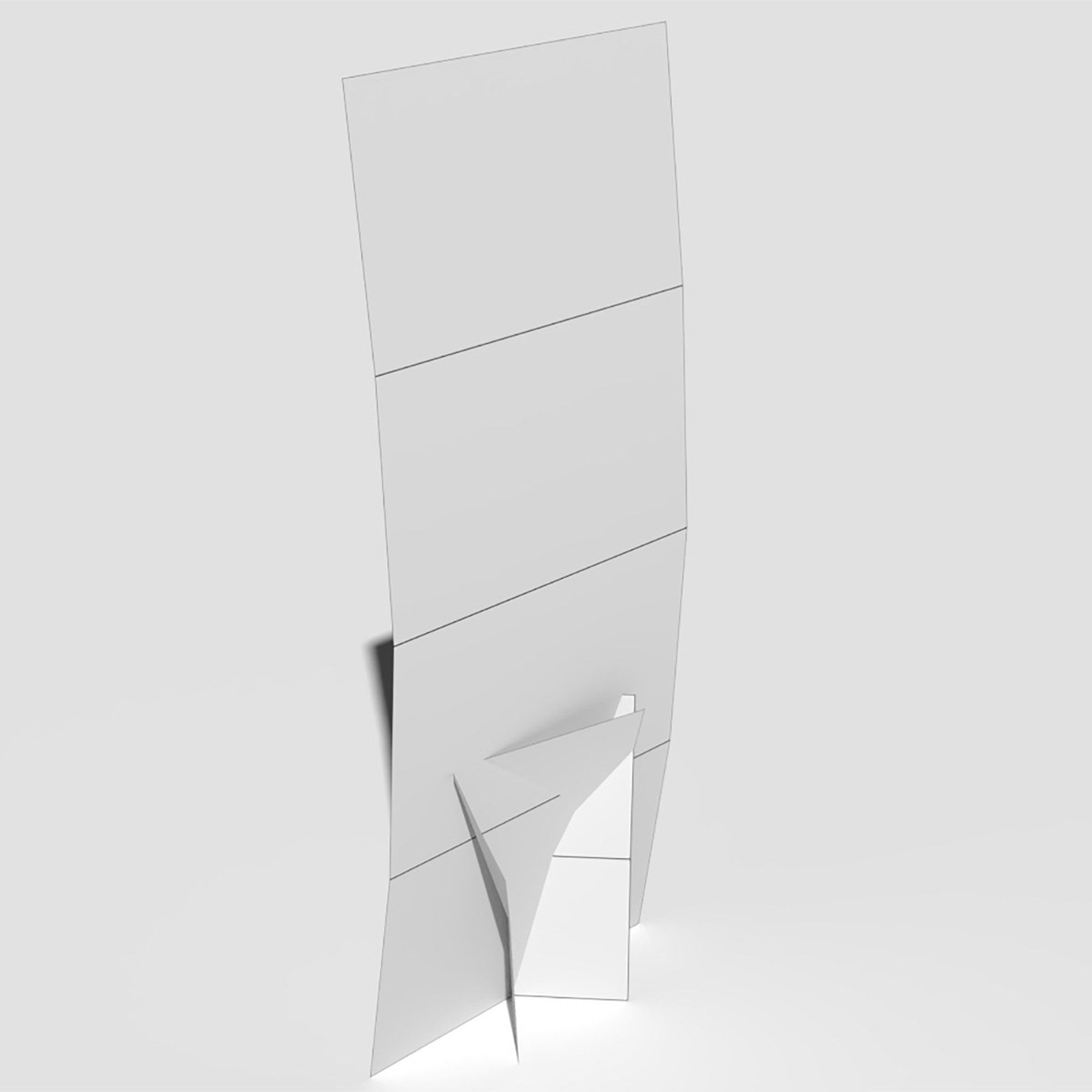 Low Poly Bent Grass Dry Pack Low-poly 3D model_34