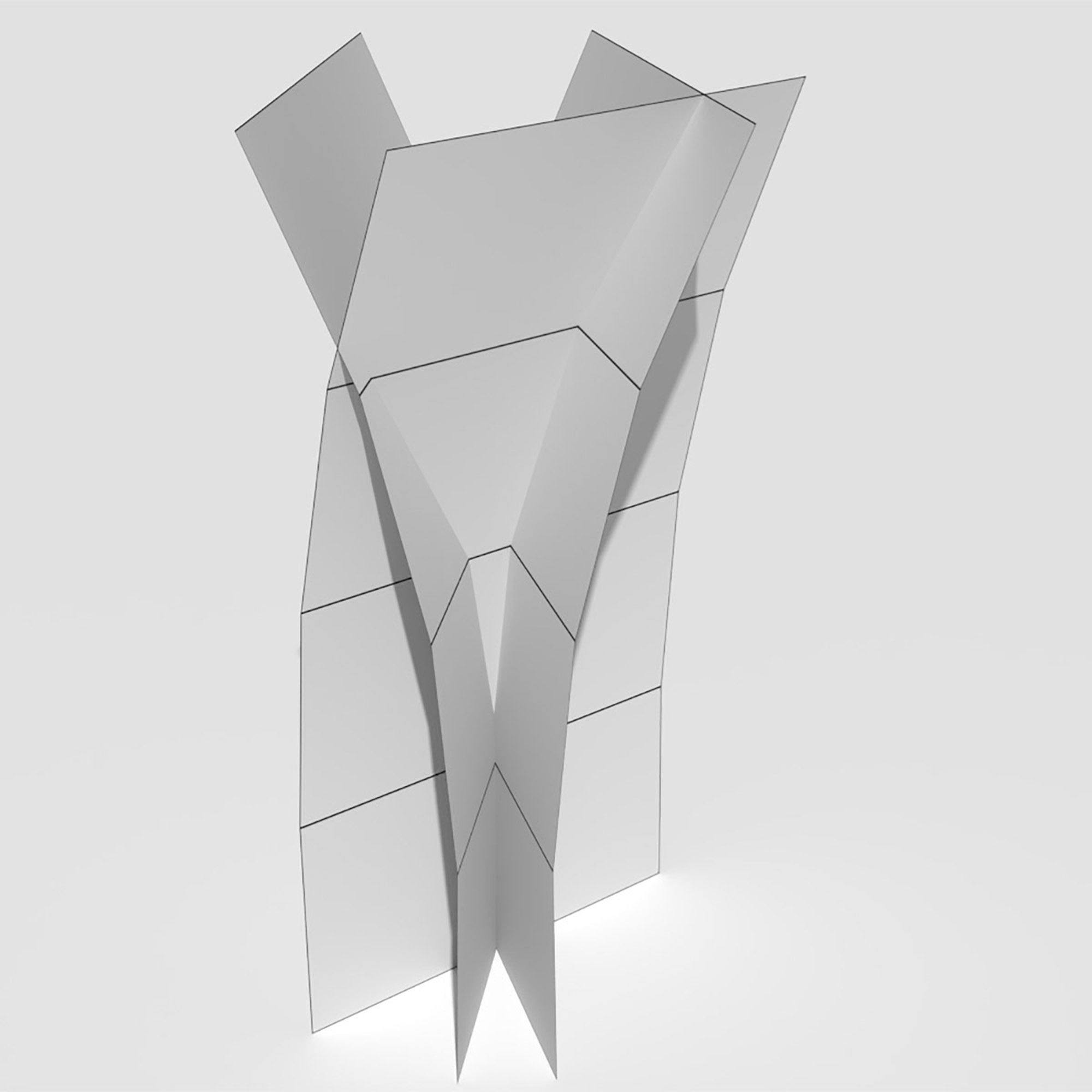 Low Poly Bent Grass Dry Pack Low-poly 3D model_13