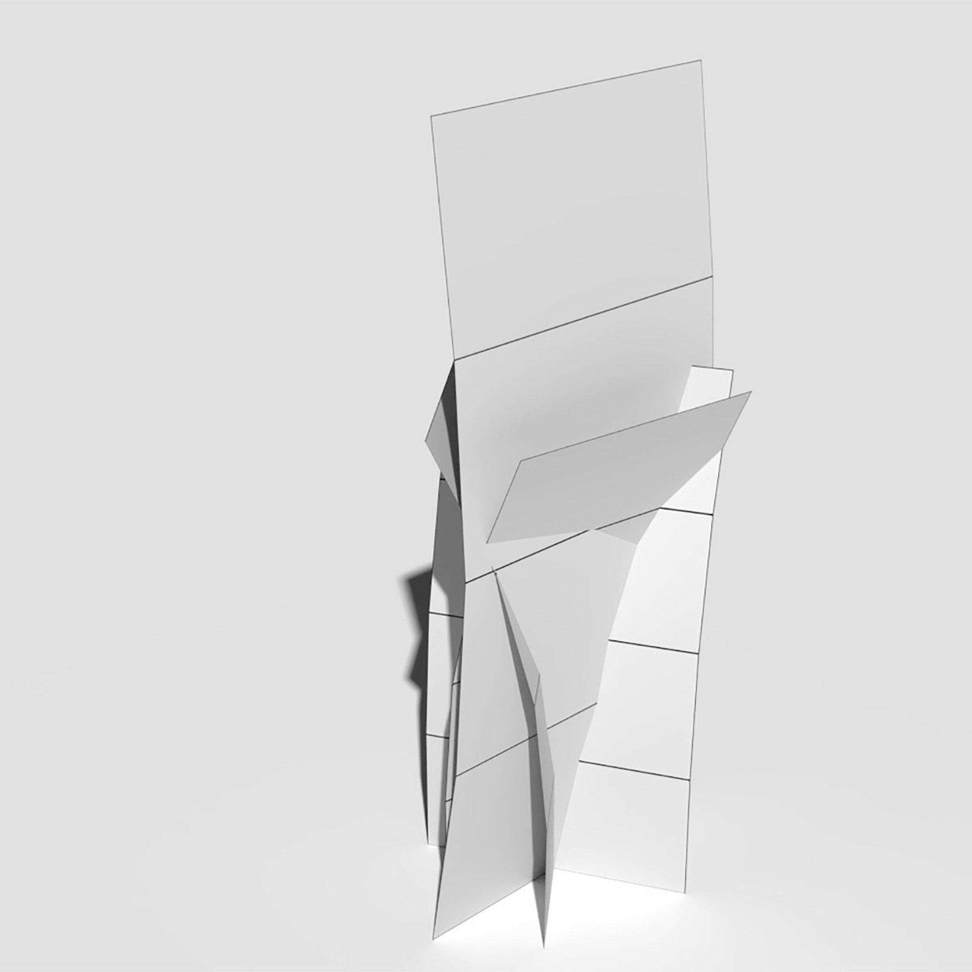 Low Poly Bent Grass Dry Pack Low-poly 3D model_24