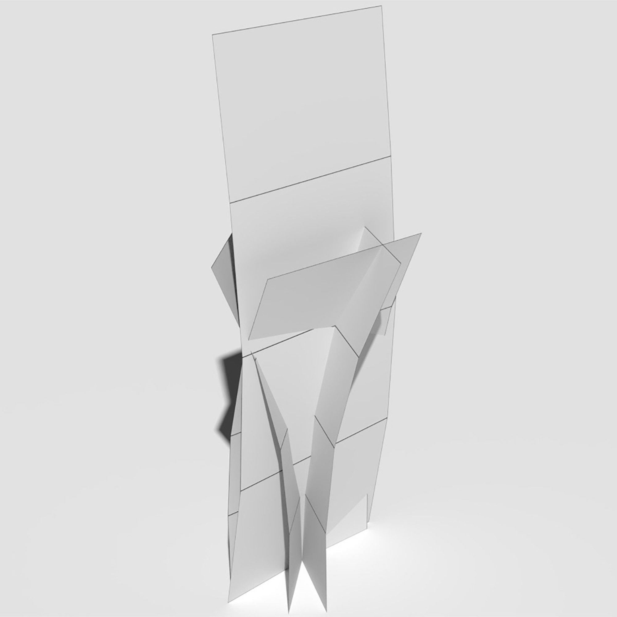 Low Poly Bent Grass Dry Pack Low-poly 3D model_26