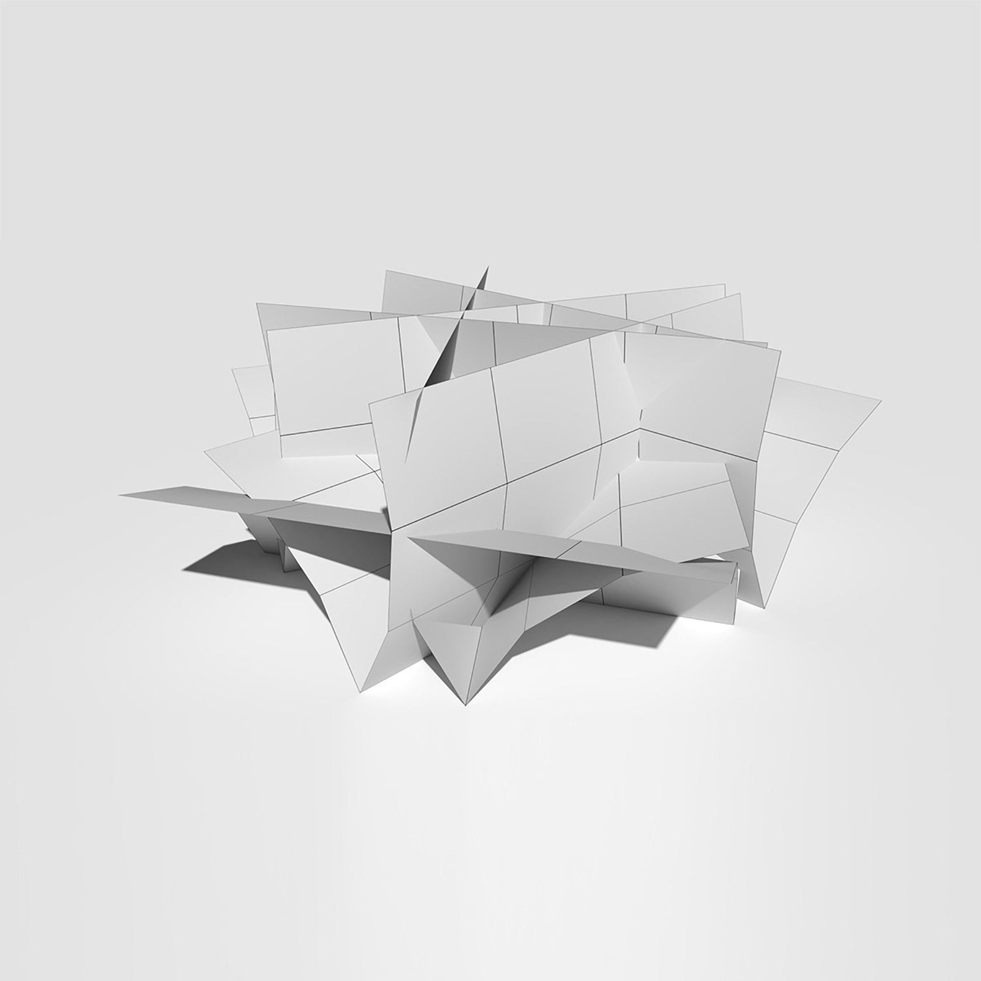 Low Poly Bent Grass Dry Pack Low-poly 3D model_68