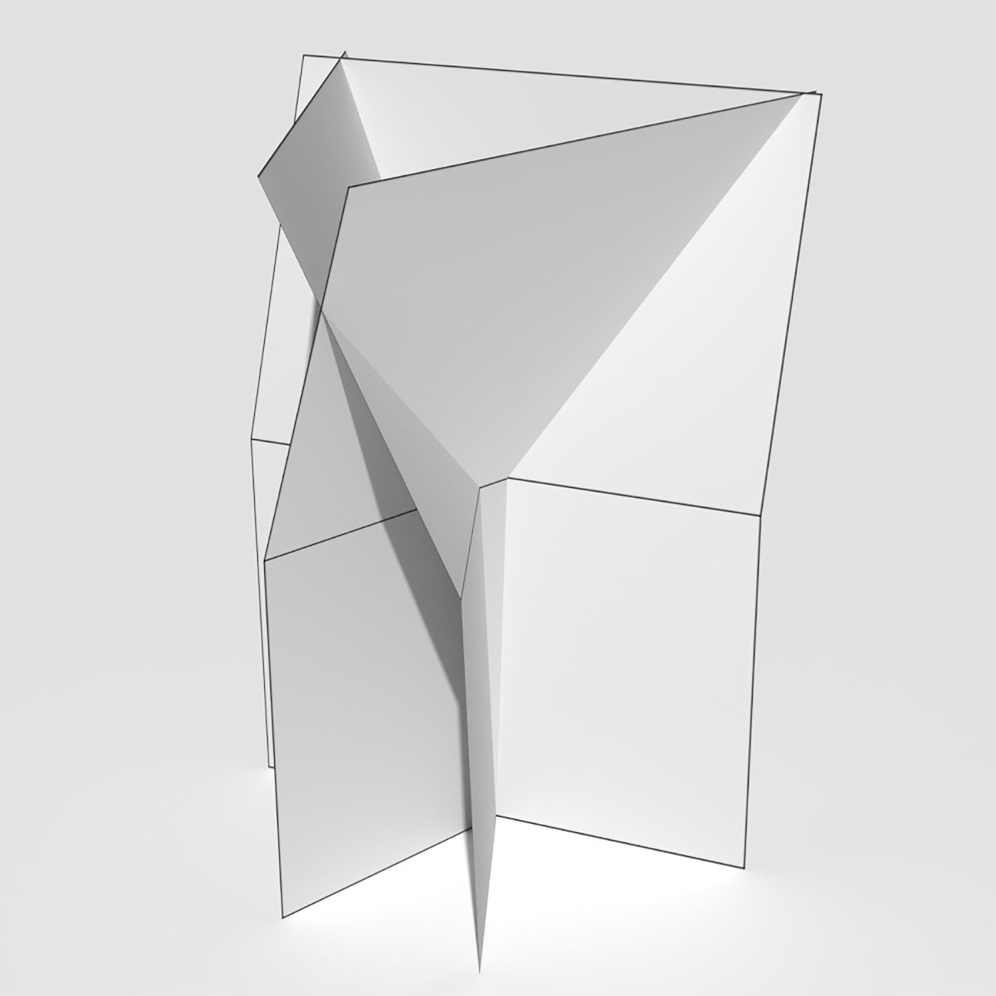 Low Poly Bent Grass Dry Pack Low-poly 3D model_19