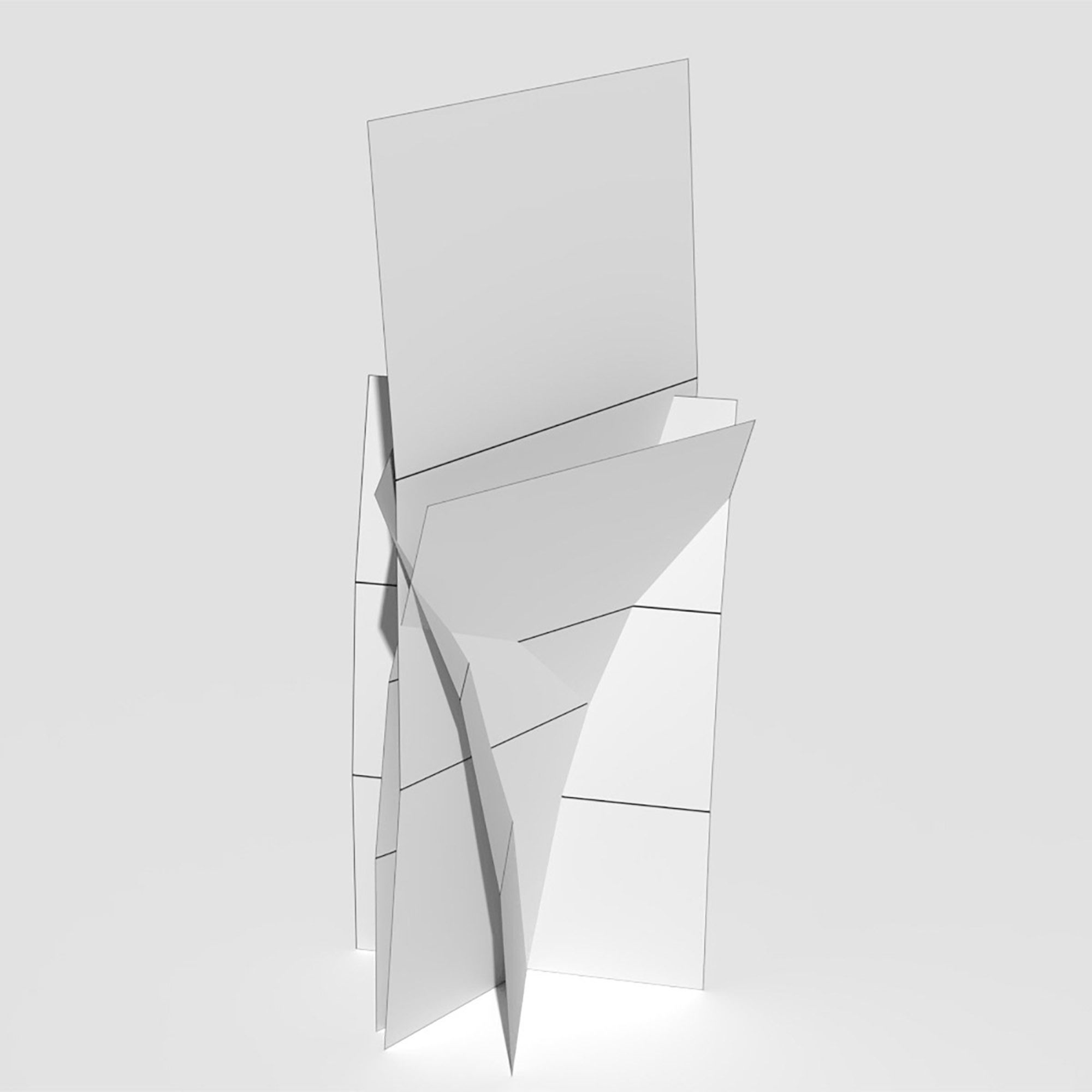 Low Poly Bent Grass Dry Pack Low-poly 3D model_28