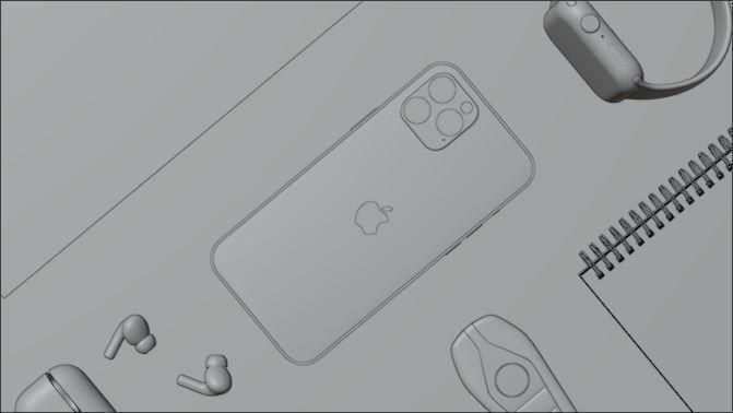 Iphone 12 Pro  3D model_3