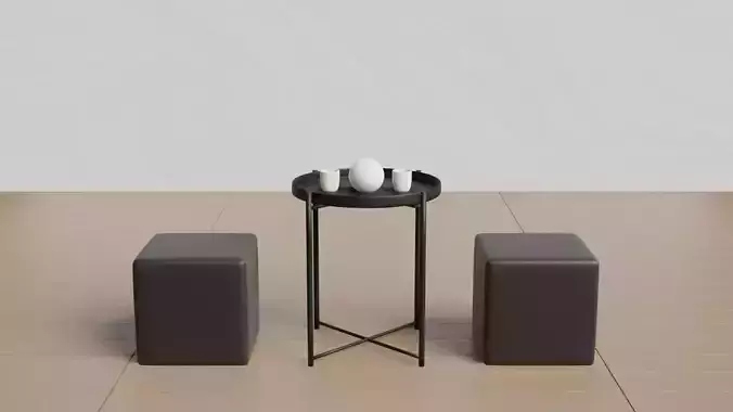 GLADOM - IKEA table Low-poly 3D model
