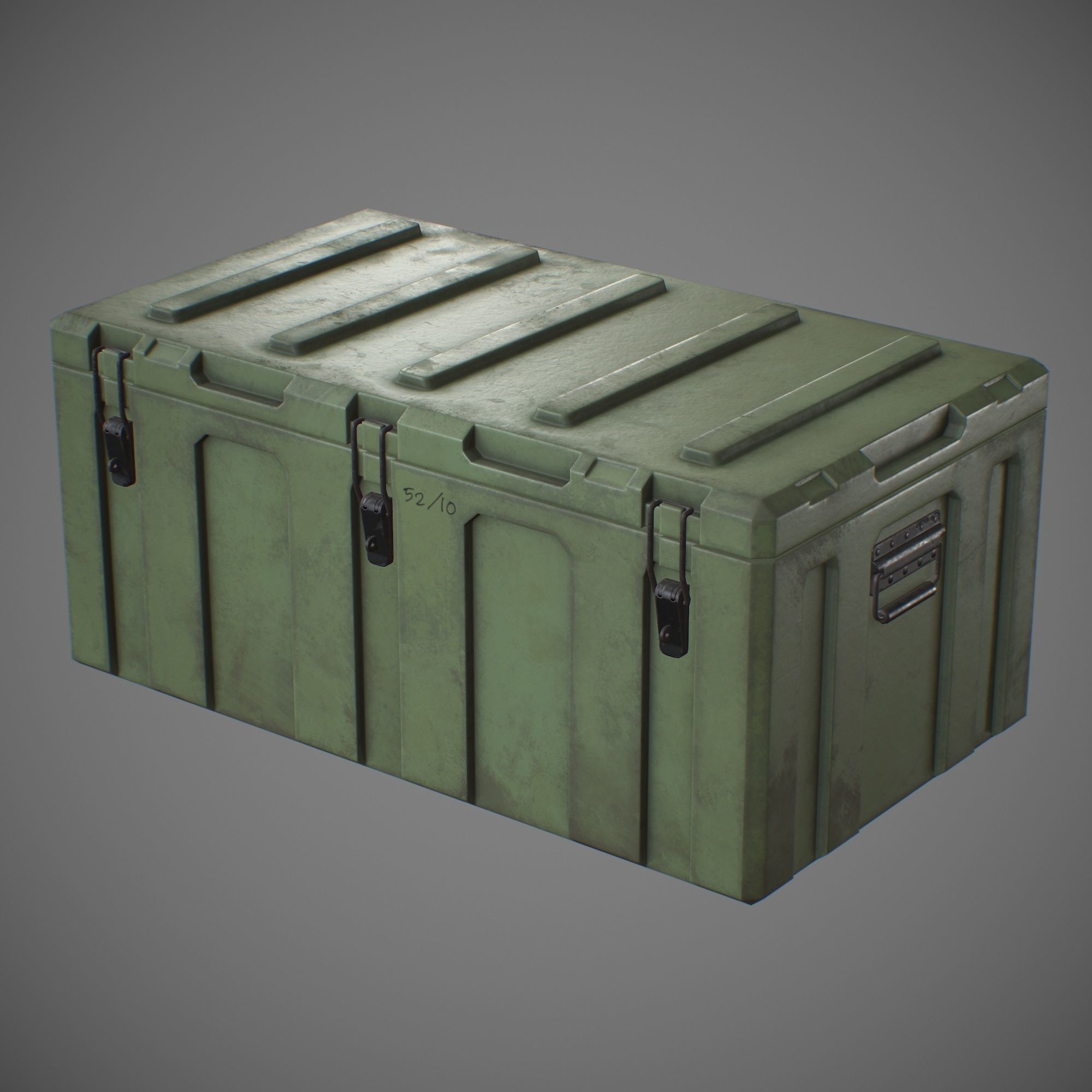 Tool Box Low-poly 3D model_1