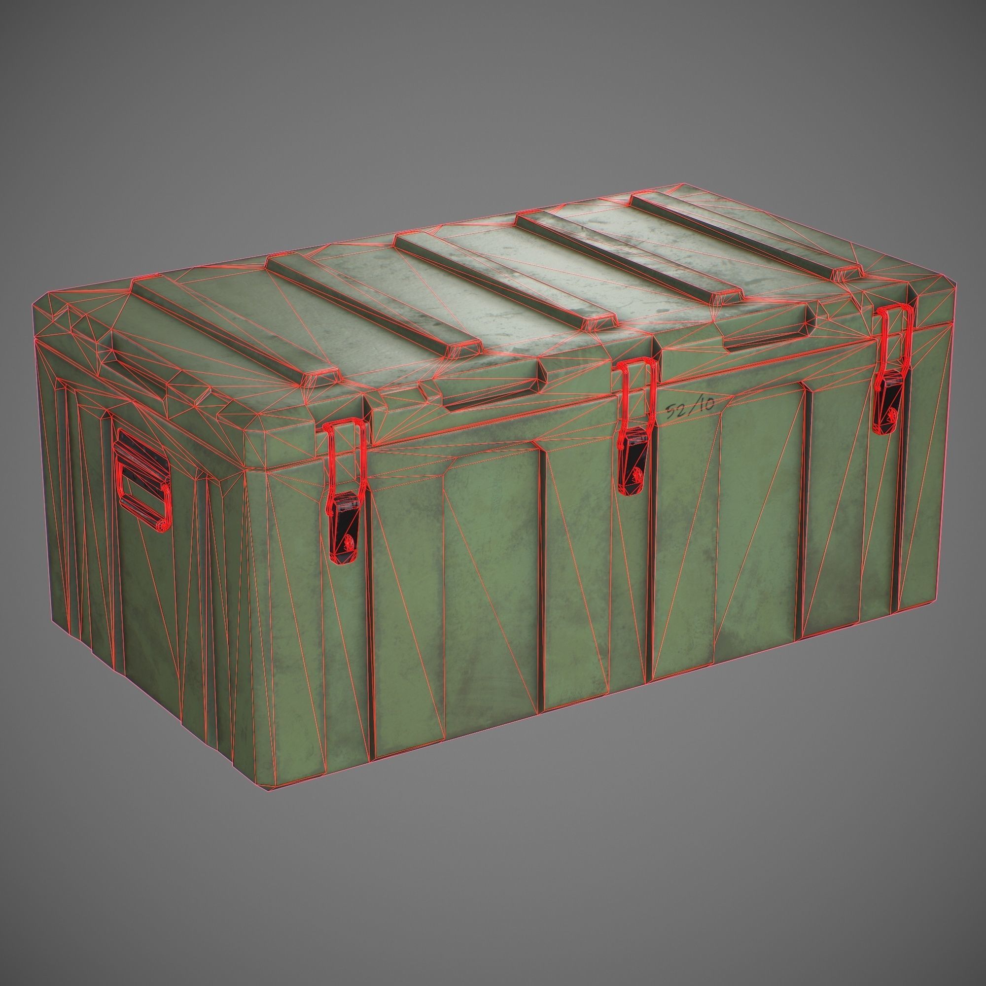Tool Box Low-poly 3D model_4