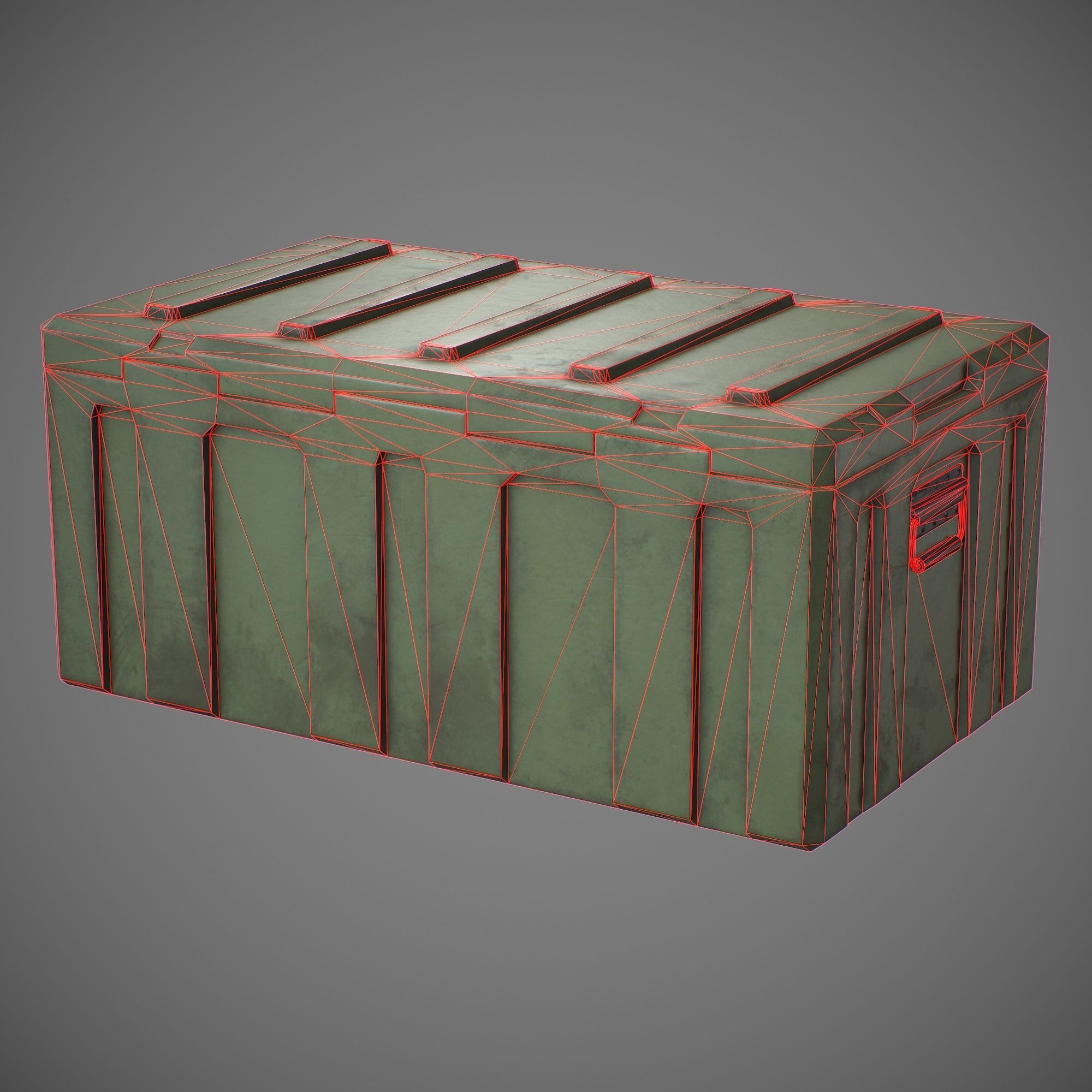 Tool Box Low-poly 3D model_5
