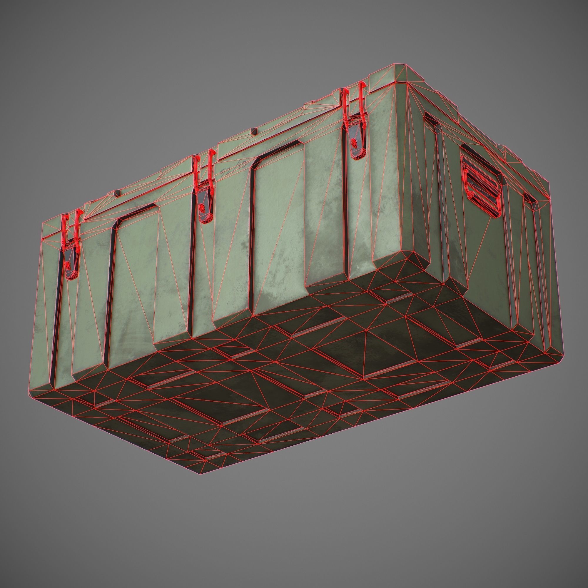 Tool Box Low-poly 3D model_6