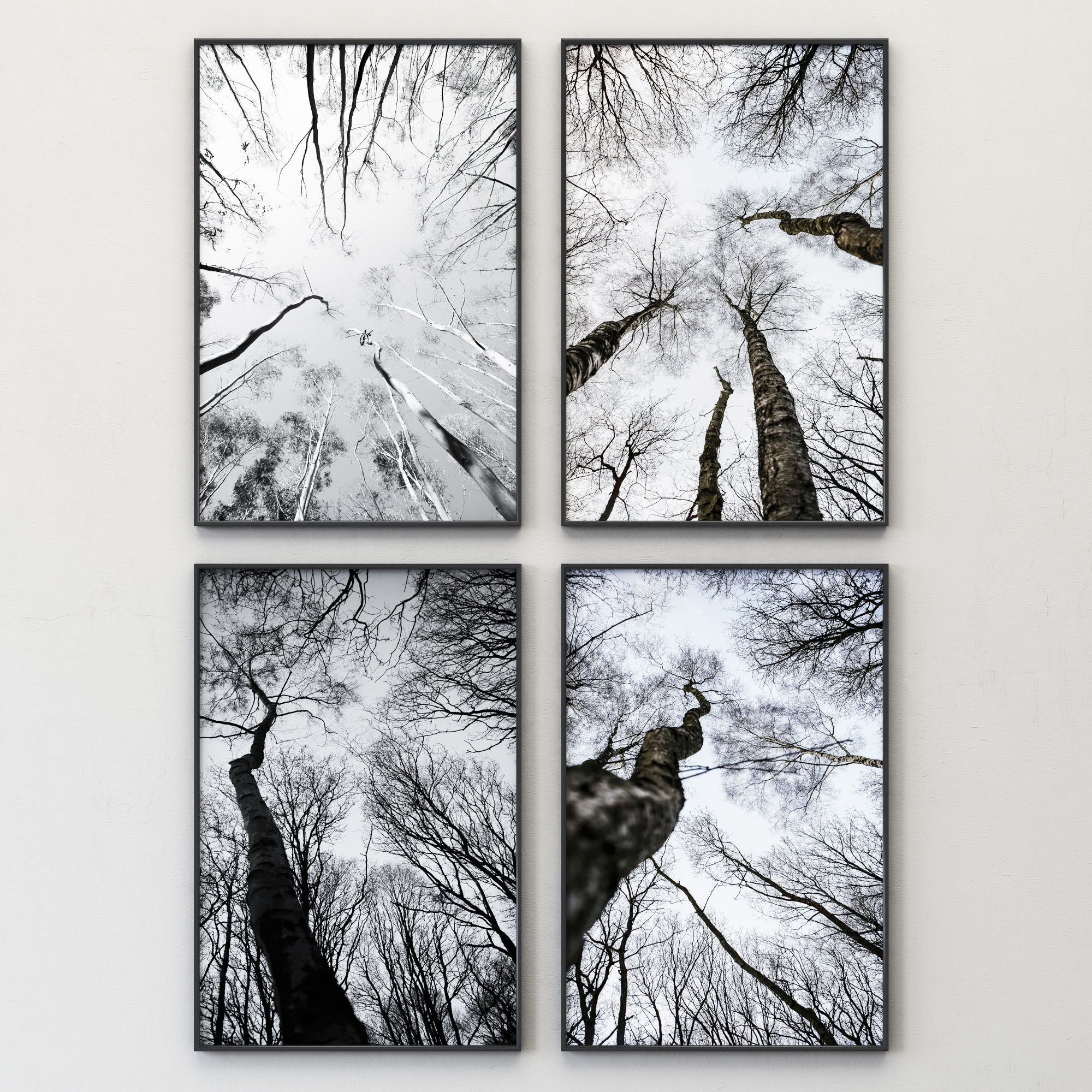 JUNIQE Forest winter 3D model_3