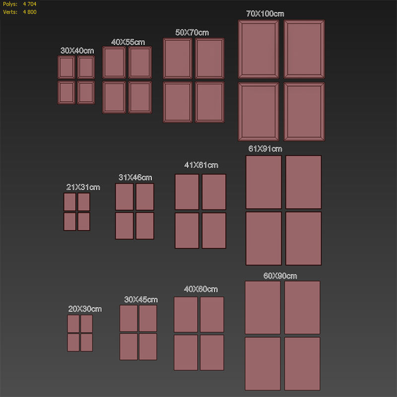 JUNIQE Forest winter 3D model_6