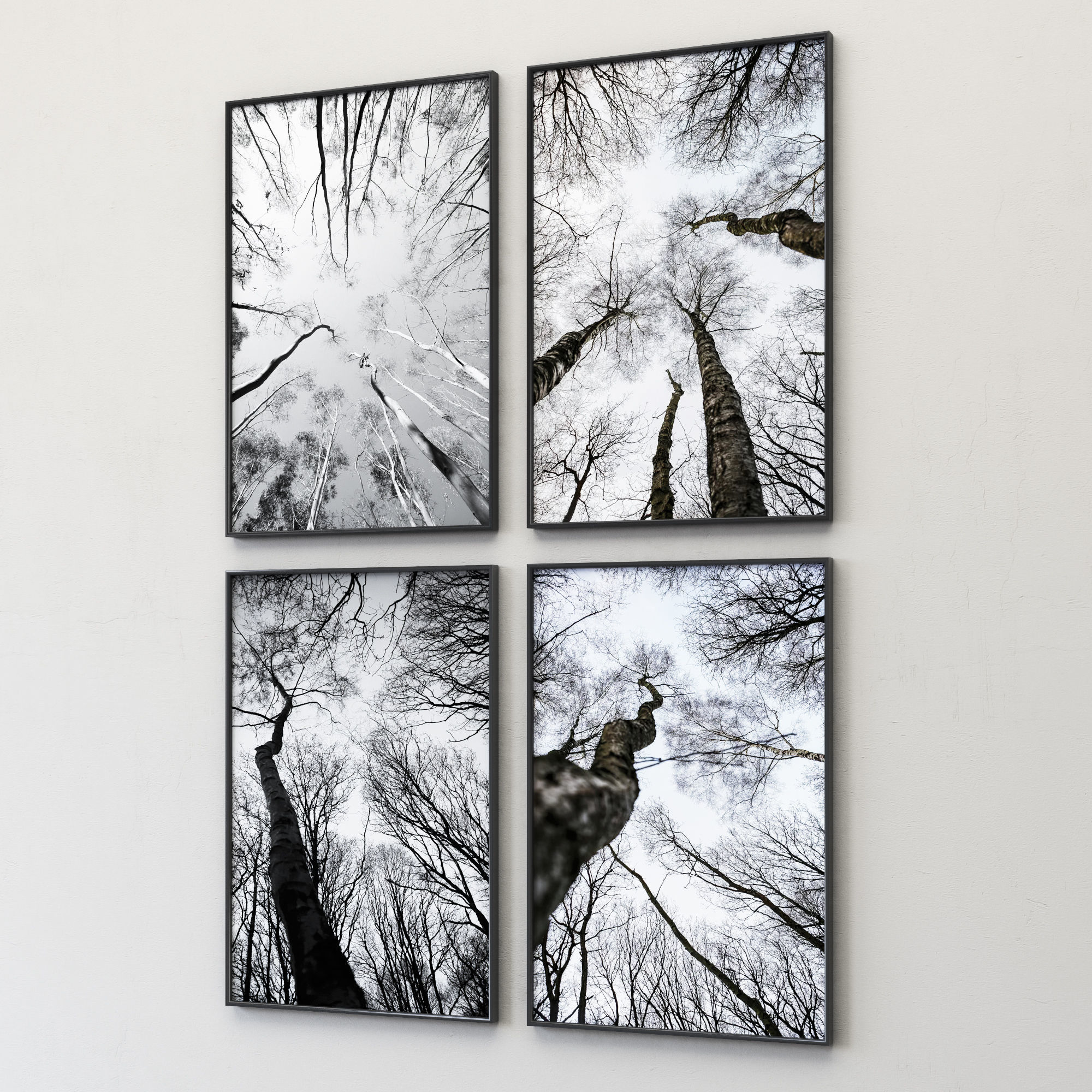 JUNIQE Forest winter 3D model_4