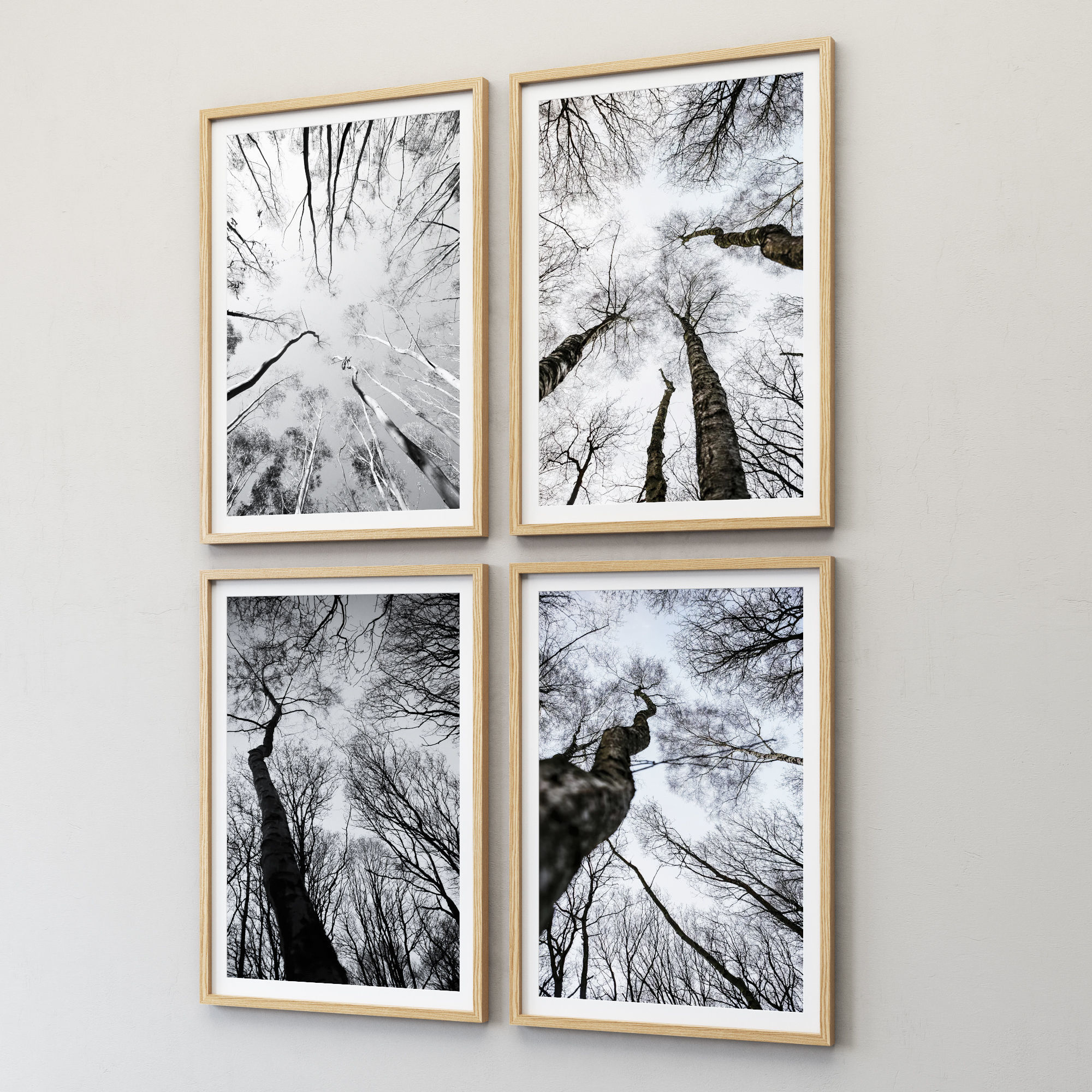 JUNIQE Forest winter 3D model_2