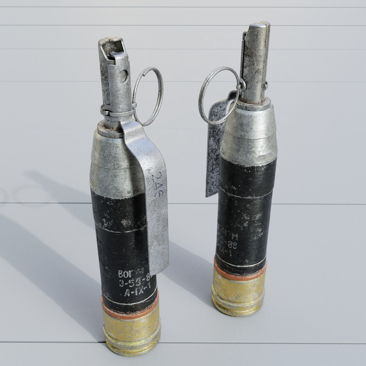 vog-17 russian grenade Low-poly 3D model