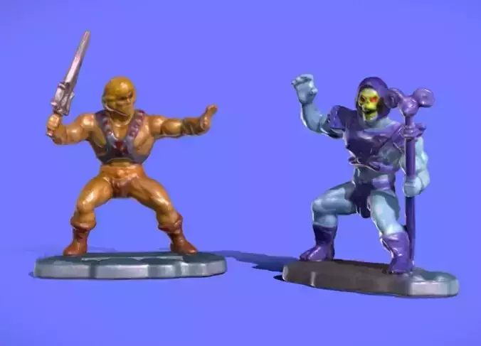 MOTU MINI-FIGURES 3D SCAN