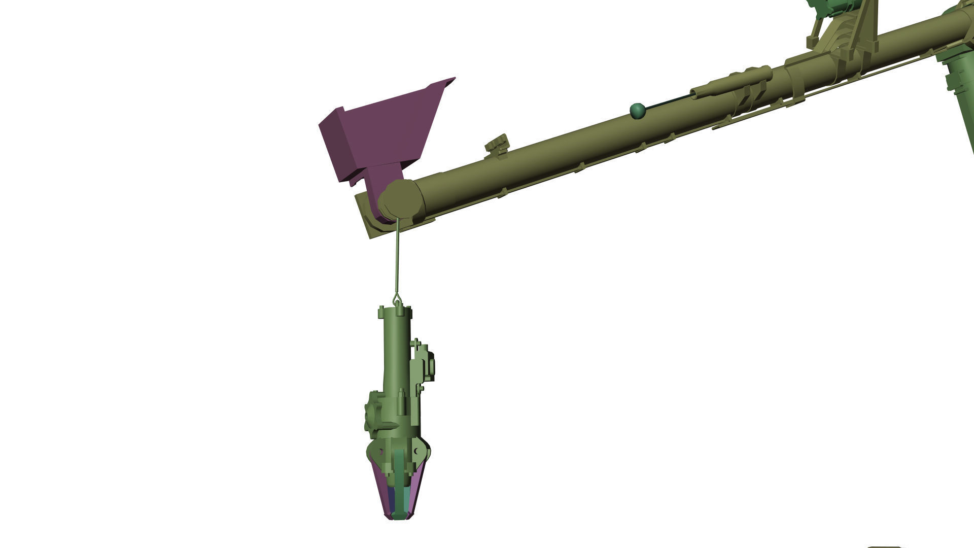 Insight lander Low-poly 3D model_11