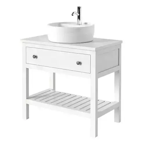 HEMNES TORNVIKEN Open sink cabinet with sink