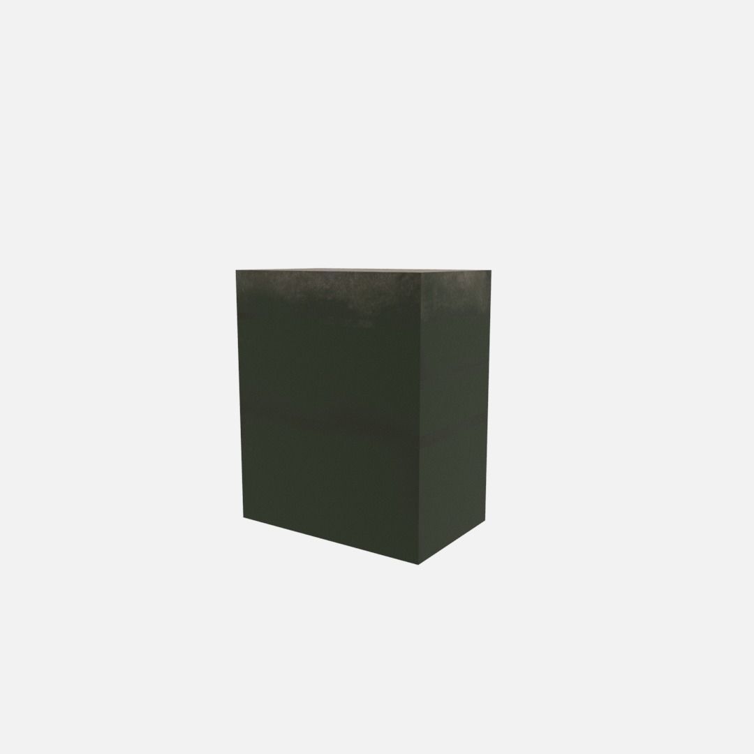 First aid cabinet  Low-poly 3D model_4