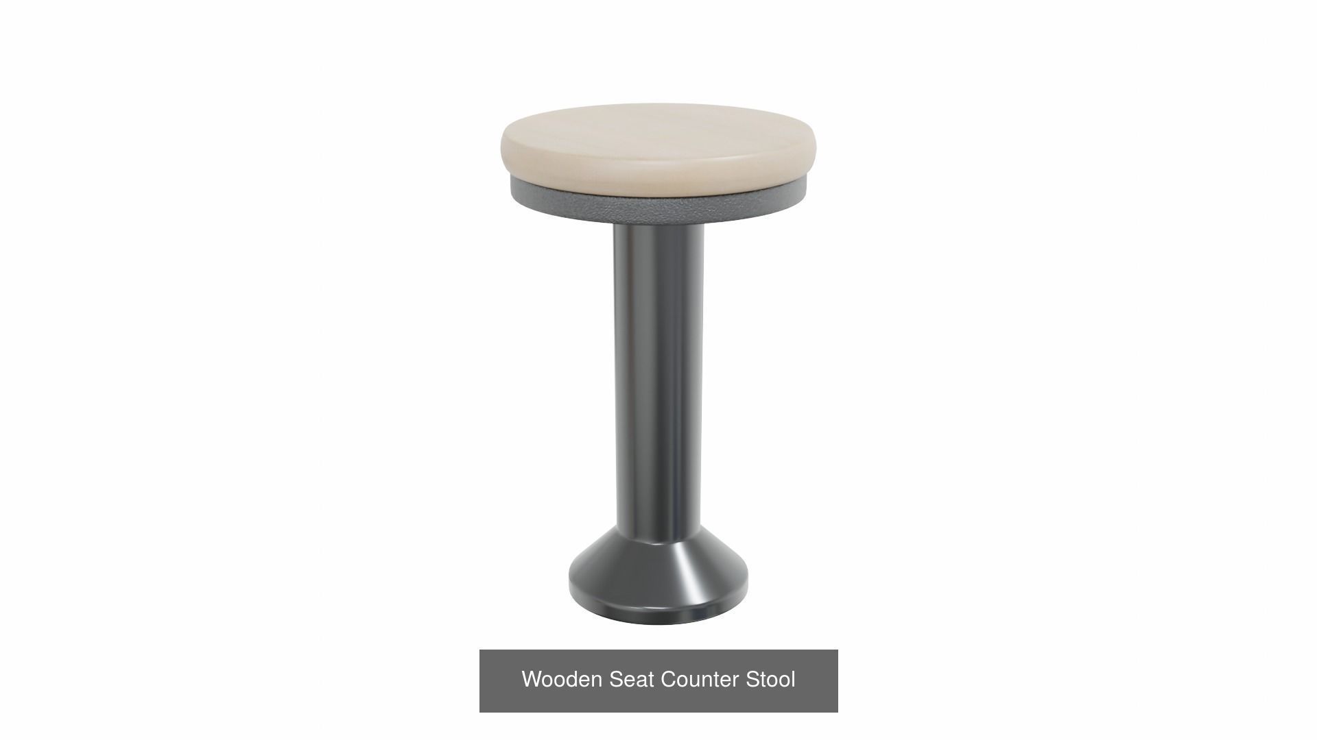 Stool Collection bar leather with studding _15