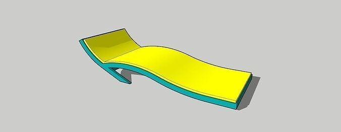 POOL CHAIR 3D model