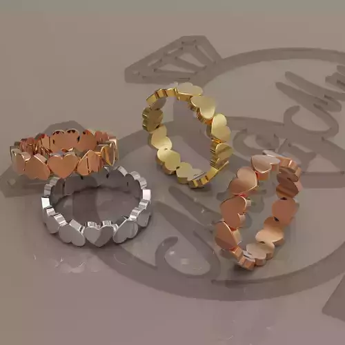  Heart Ring