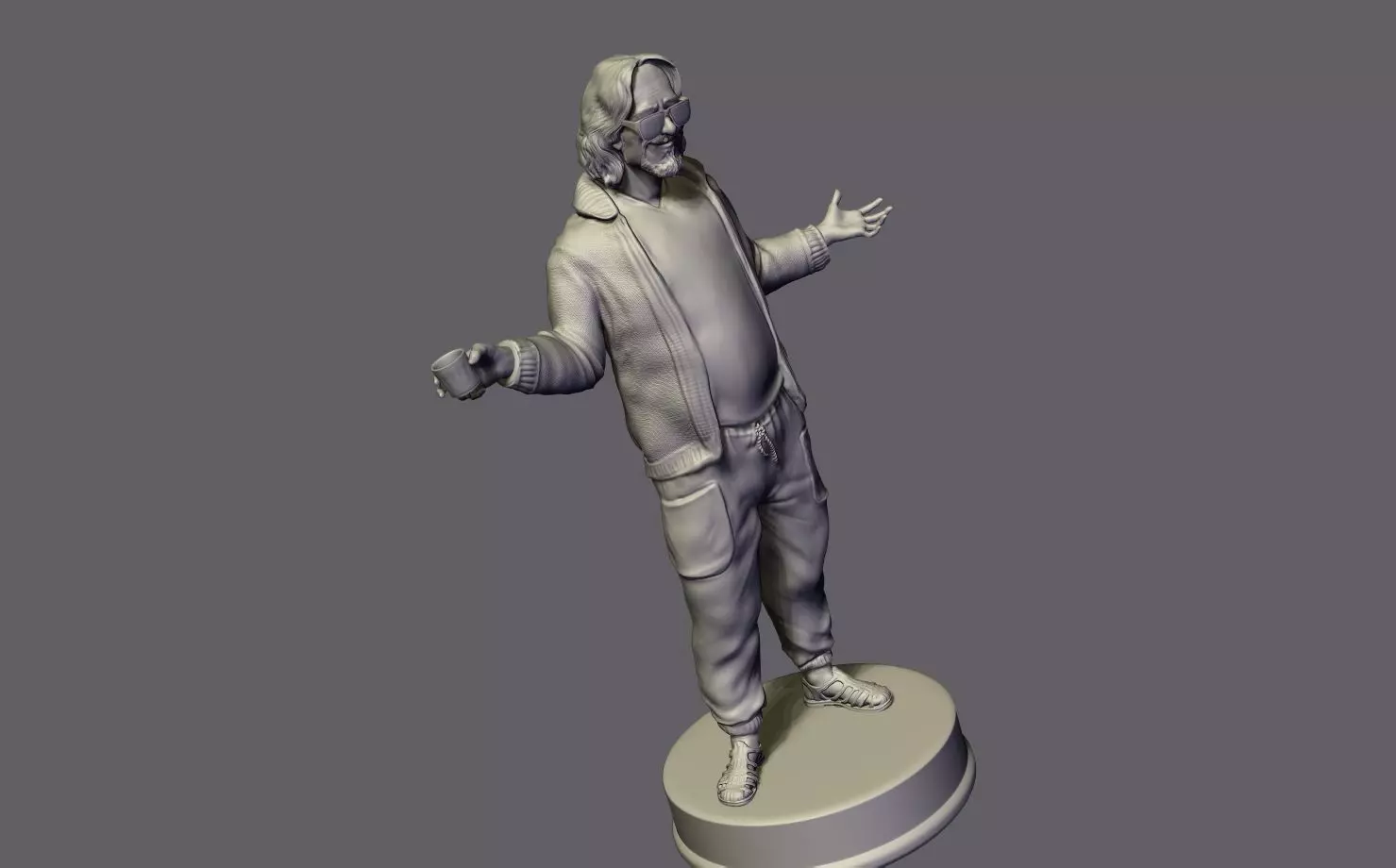 The Dude The Big Lebowski 3D print model