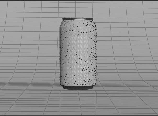 Mock-up of an advertising poster of a jar in Houdin 3D model_4