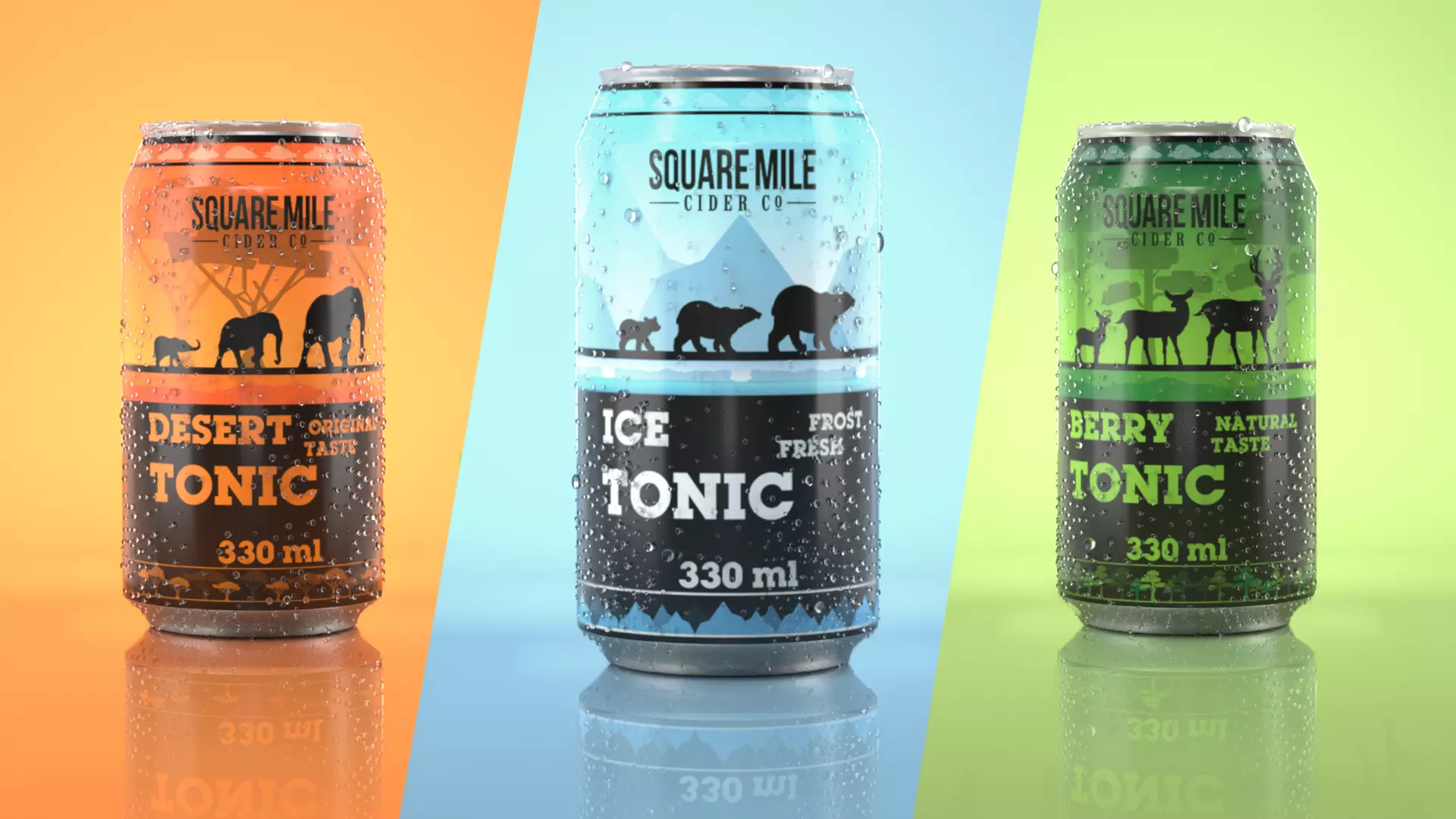 Mock-up of an advertising poster of a jar in Houdin 3D model_0