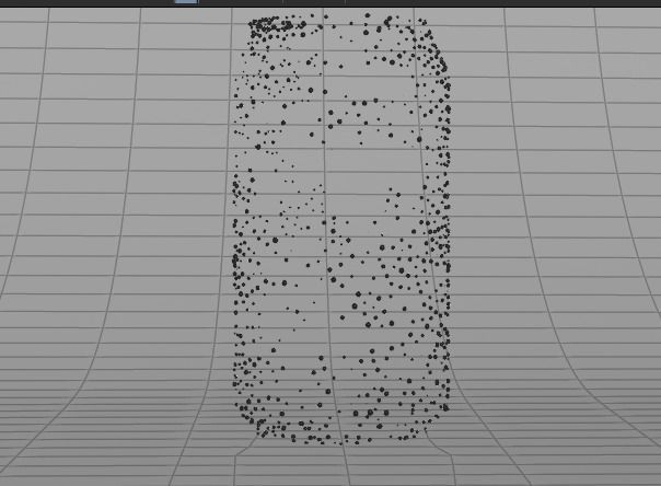 Mock-up of an advertising poster of a jar in Houdin 3D model_5