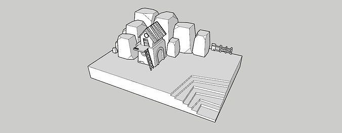 FANTASY WORLD 1 3D model